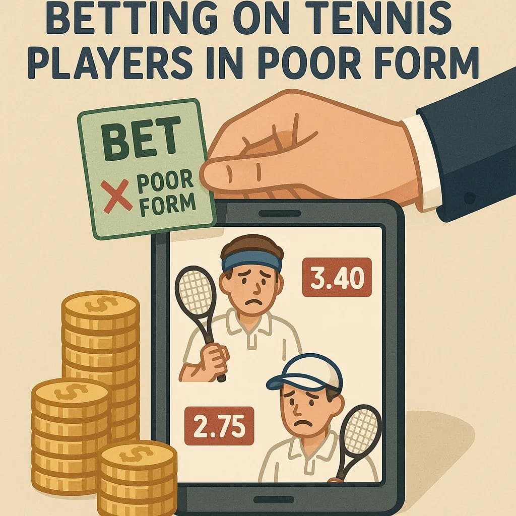Hvordan satser man på tennisspillere i dårlig form?